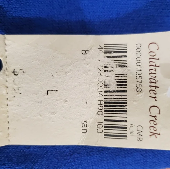 Coldwater Creek Woman's Blue Cardigan - Picture 6 of 9